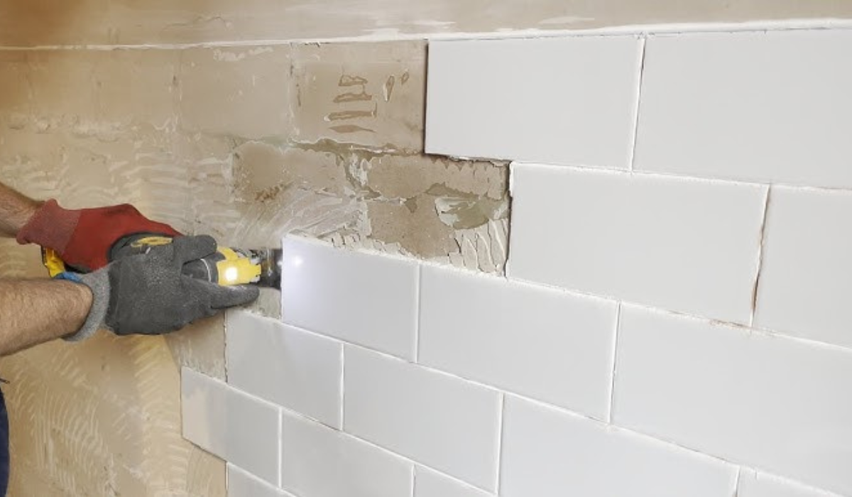 how do you remove tiles from a wall