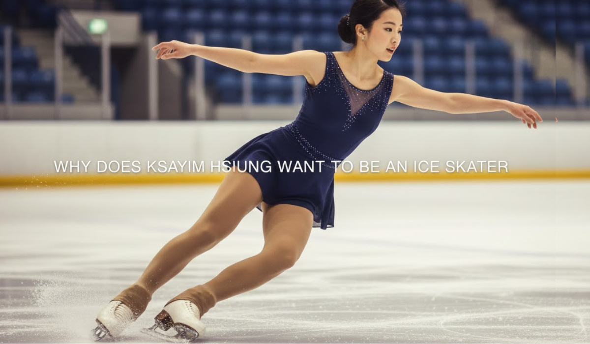 Why does Ksayim Hsiung want to be an ice skater